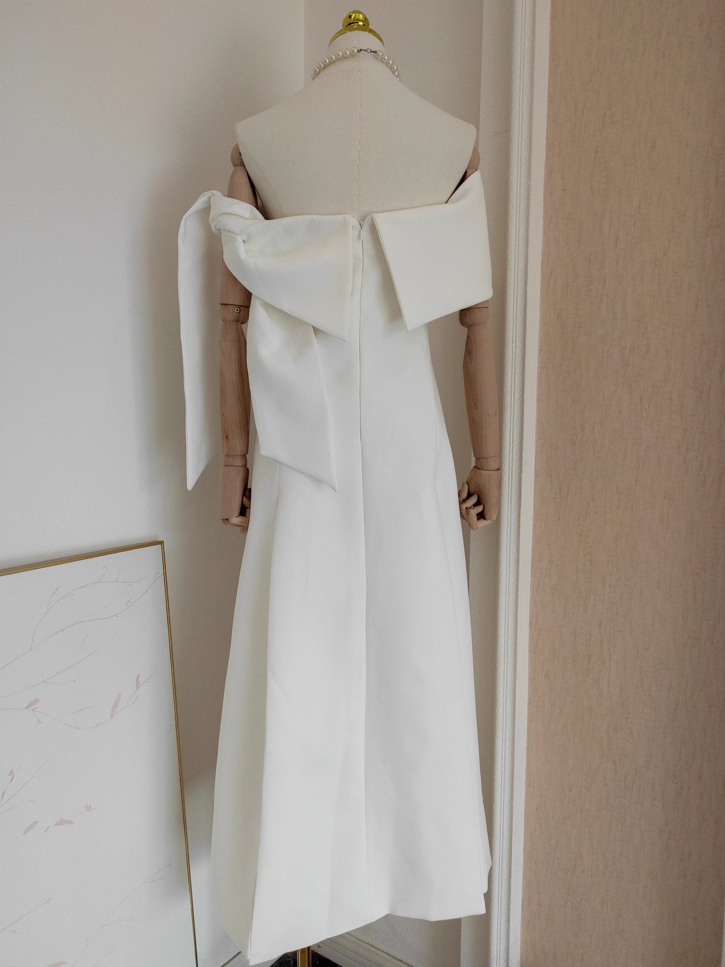 White Off Shoulder Dress