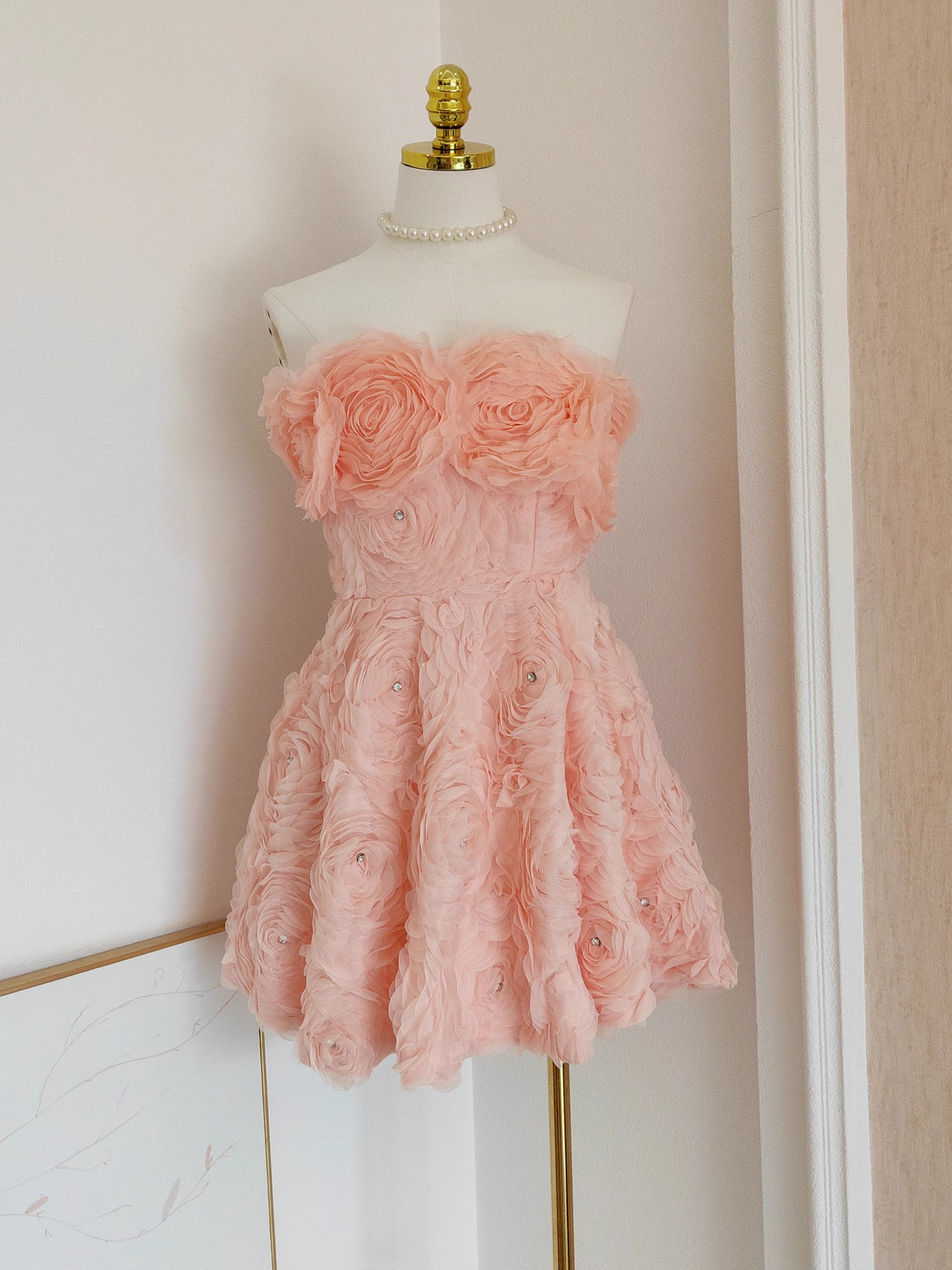 Orange Flower Dress