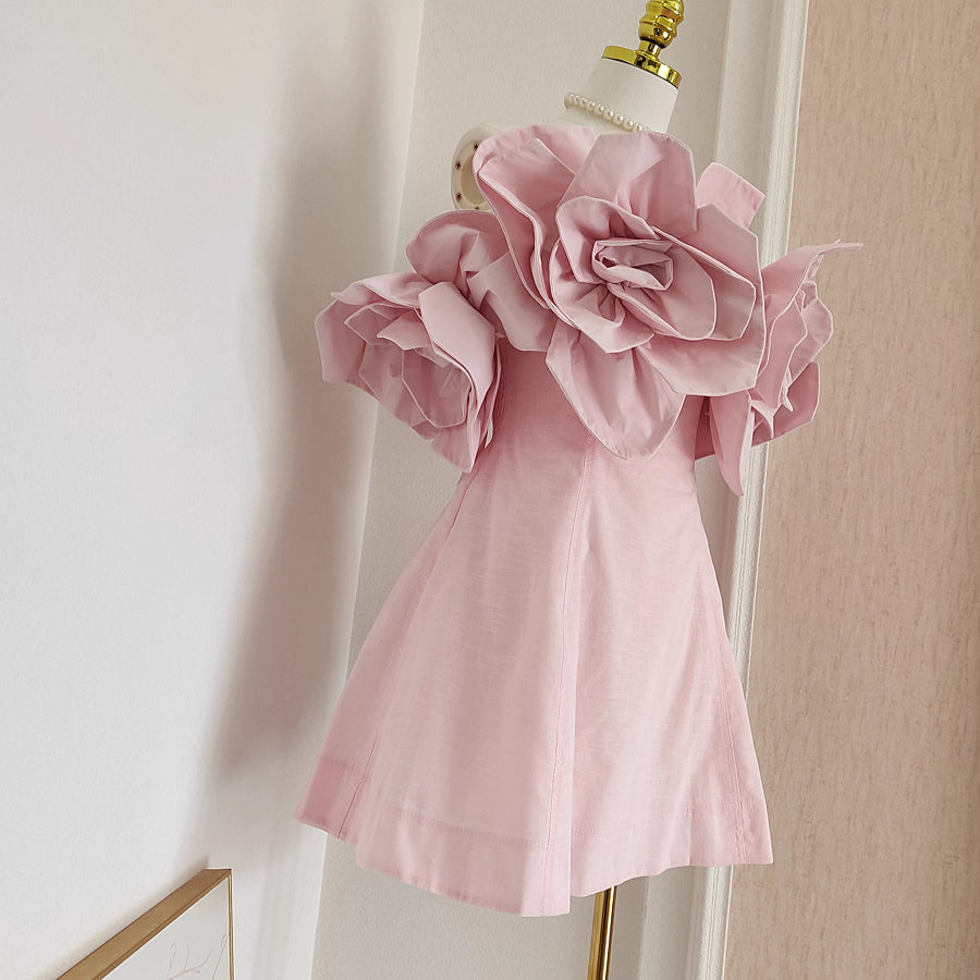 Pink Flower Dress