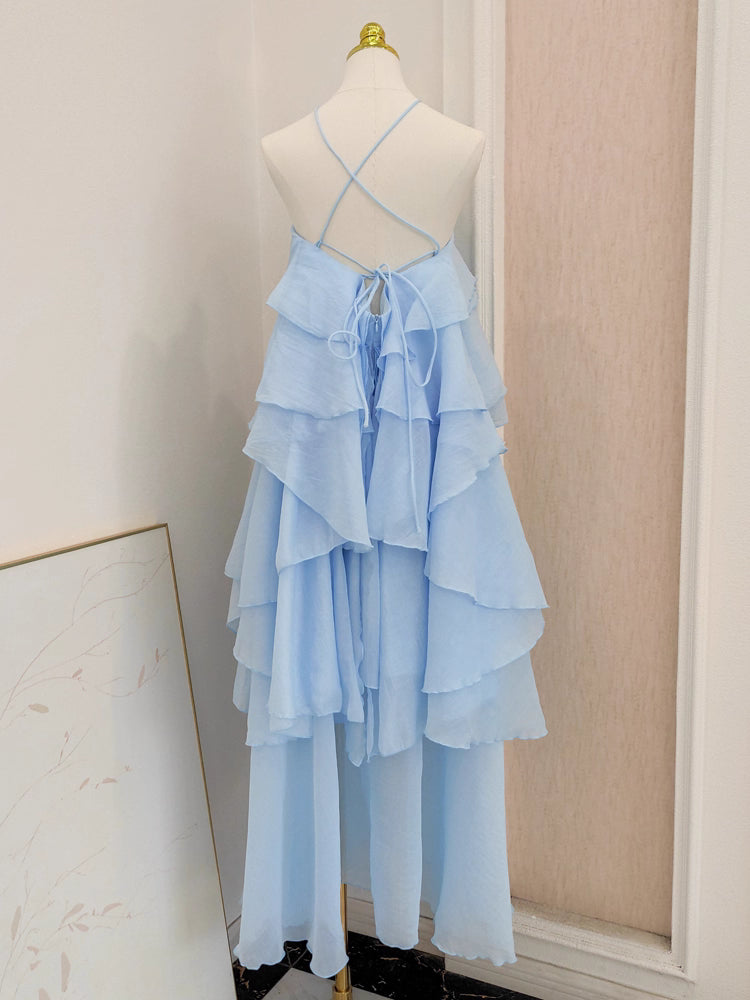 Blue Long Dress