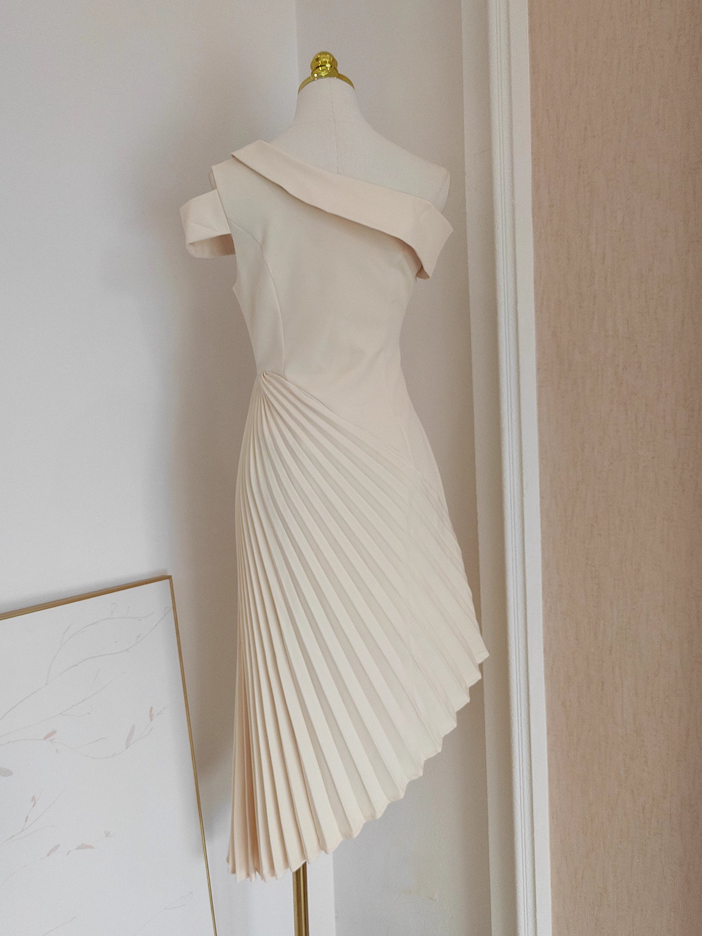 Beige Dress