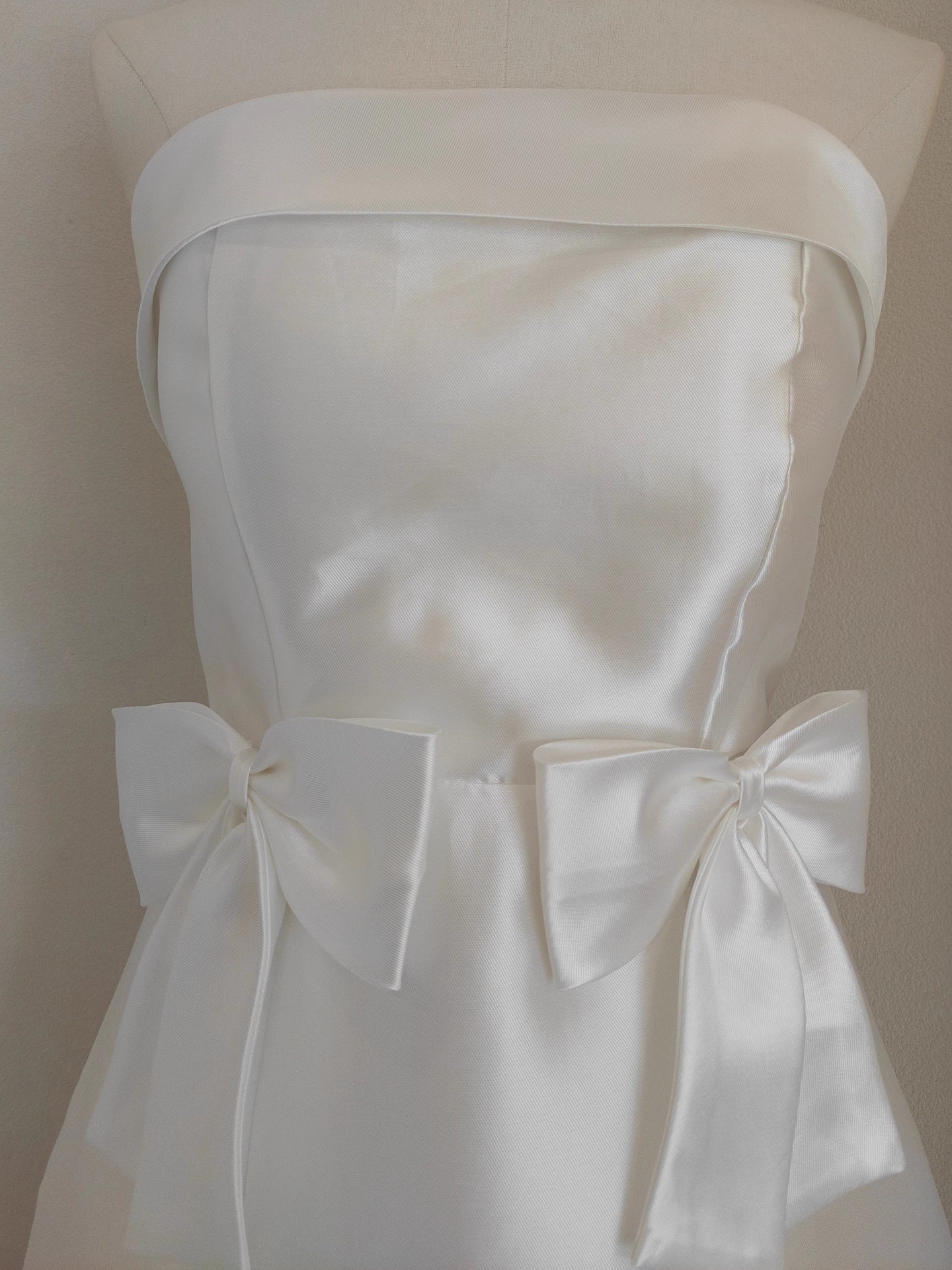 White Ribbon Dress