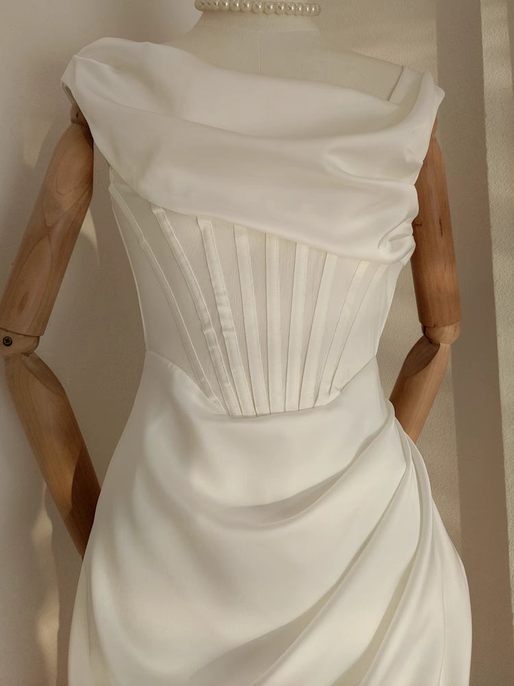 White Corset Dress