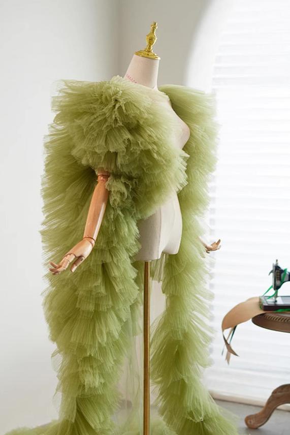 Green Long Trail Shawl