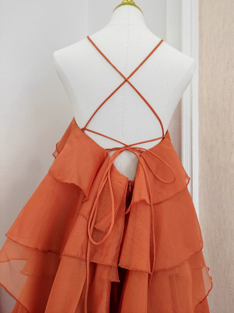 Orange Long Dress