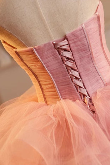 Pink Tulle Ballgown
