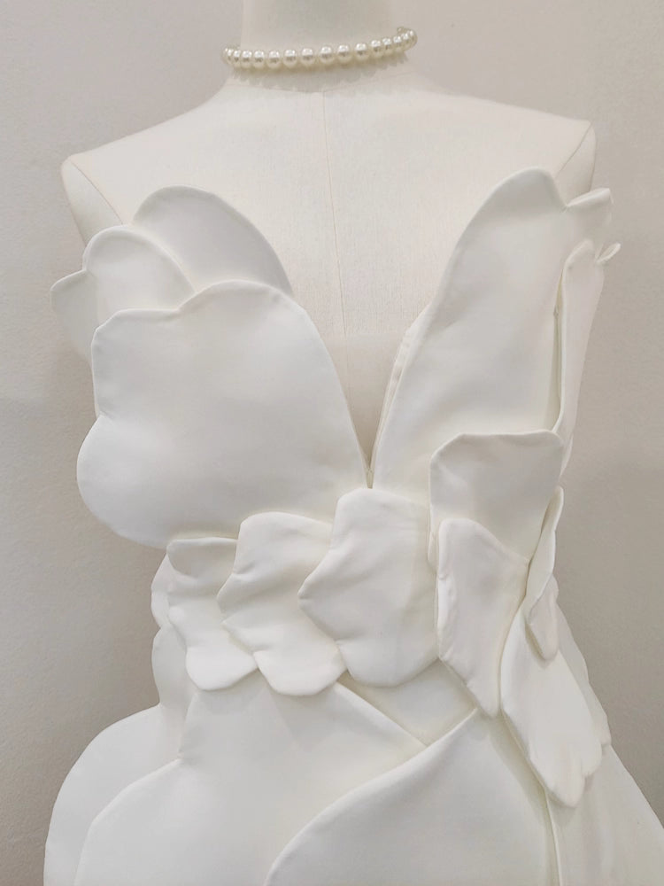 White Petal Dress
