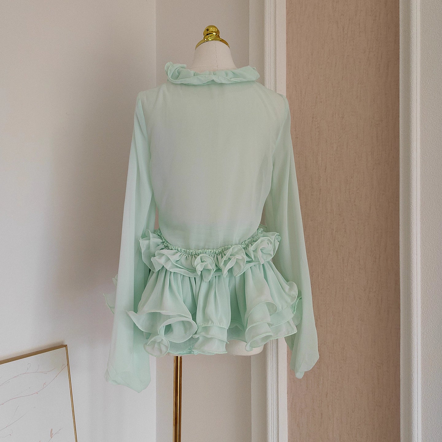 Green Ruffle Set