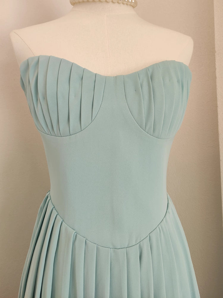 Sky Blue Tube Dress
