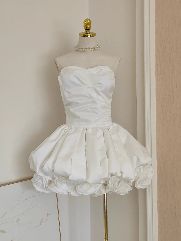 White Flower Dress