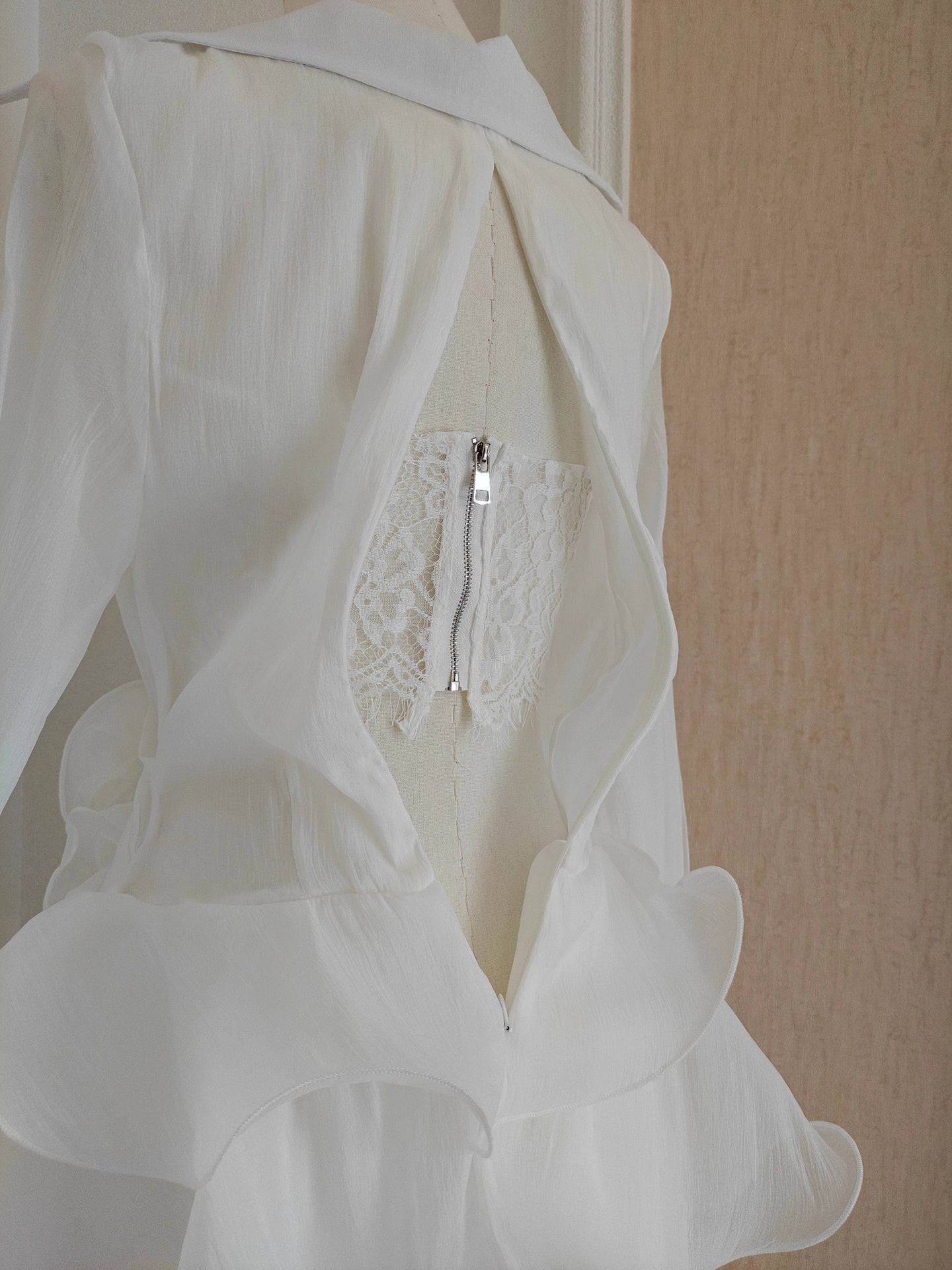 White Long Sleeve Dress