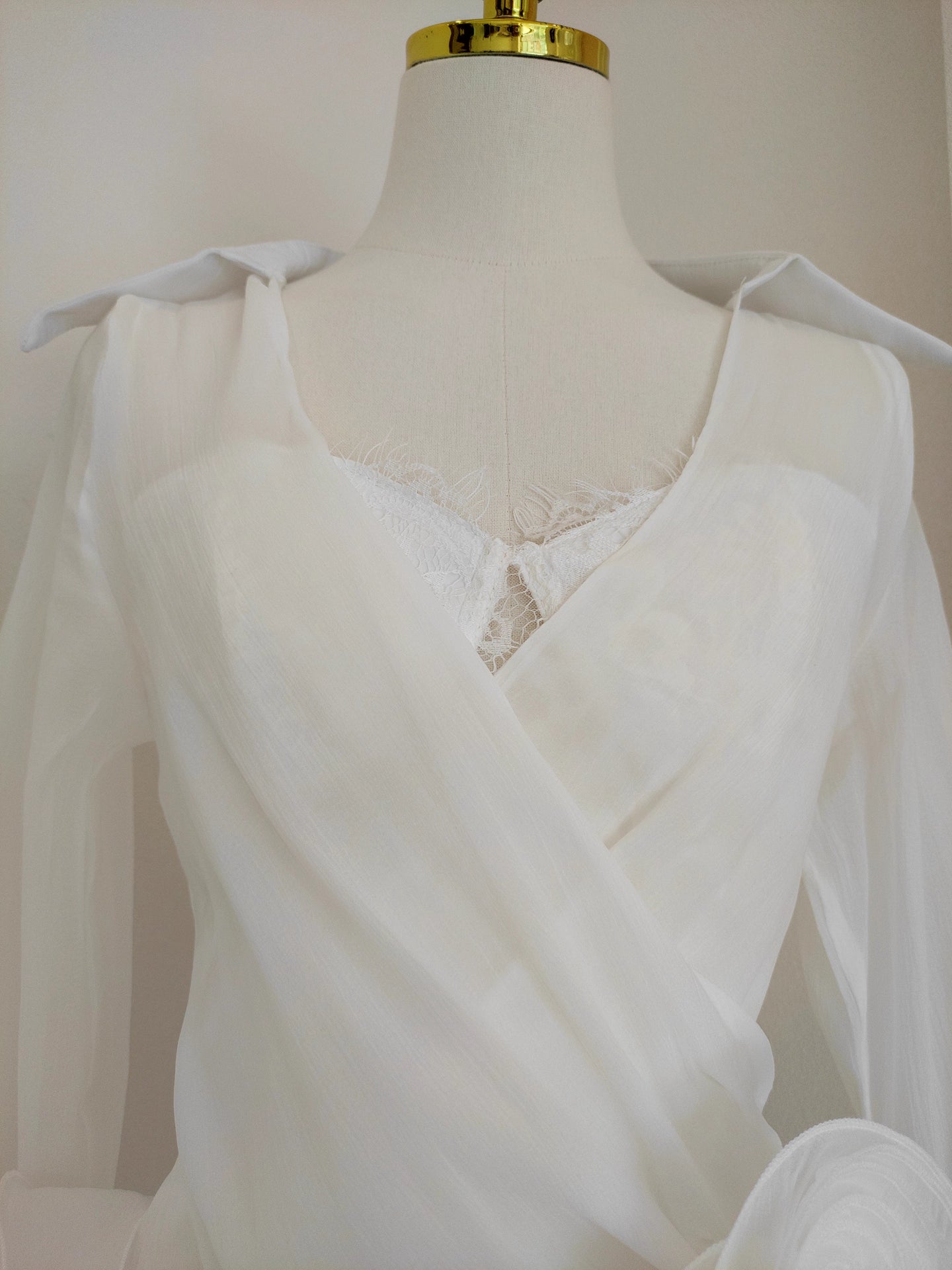 White Long Sleeve Dress