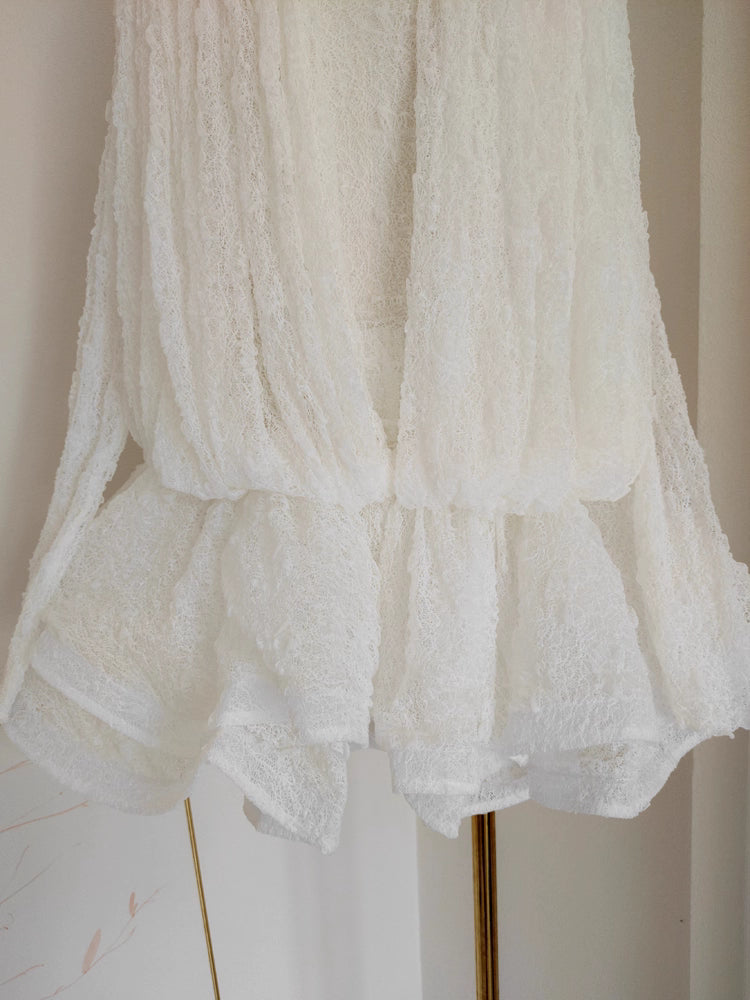 White Long Sleeve Dress