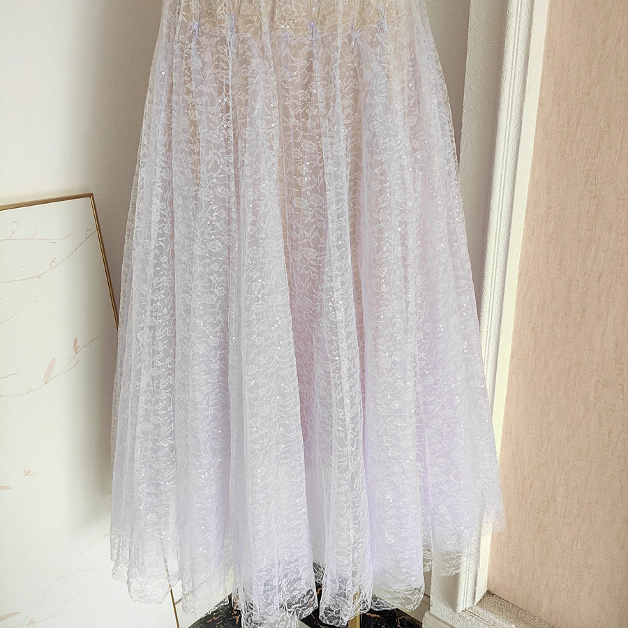 Purple Lace Dress