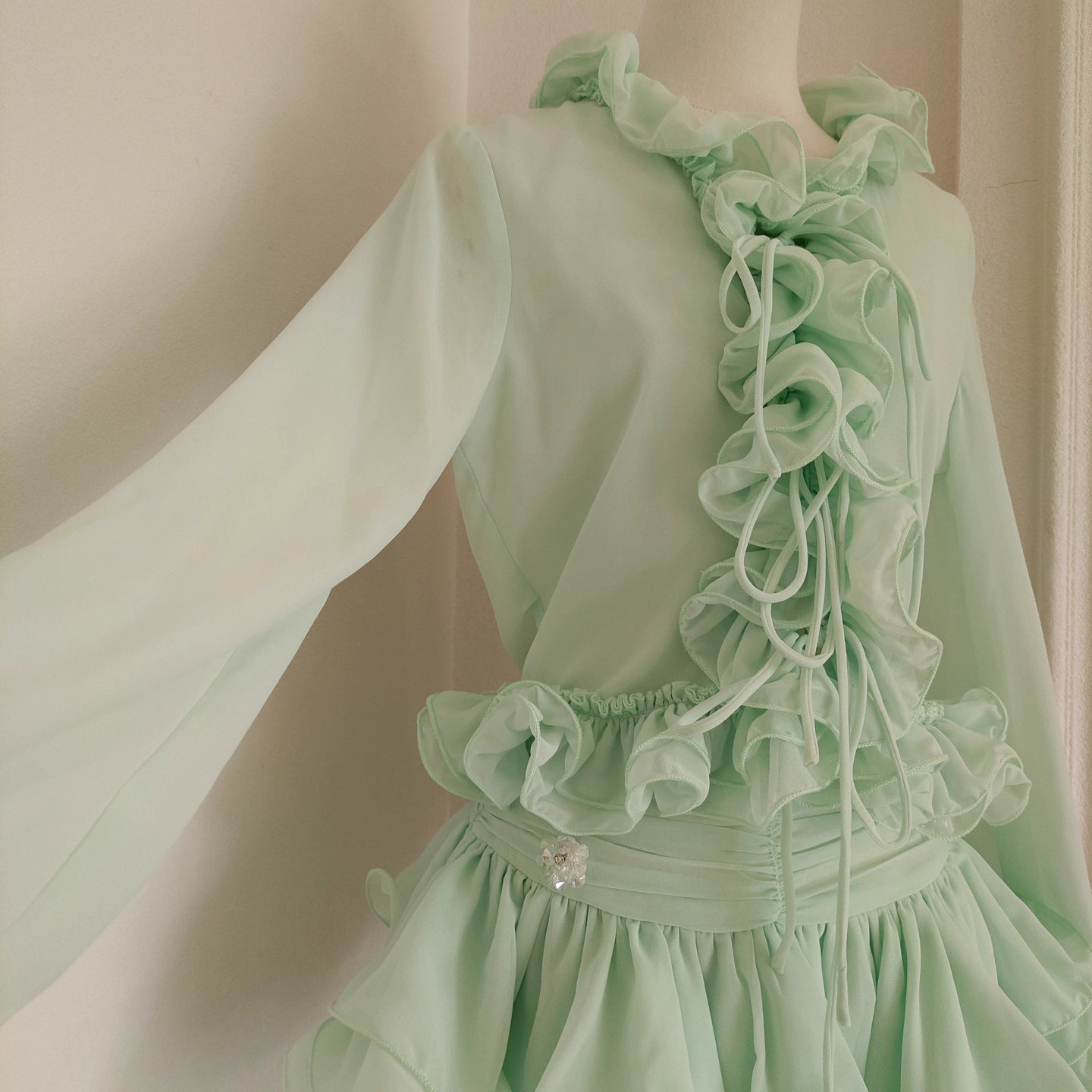 Green Ruffle Set