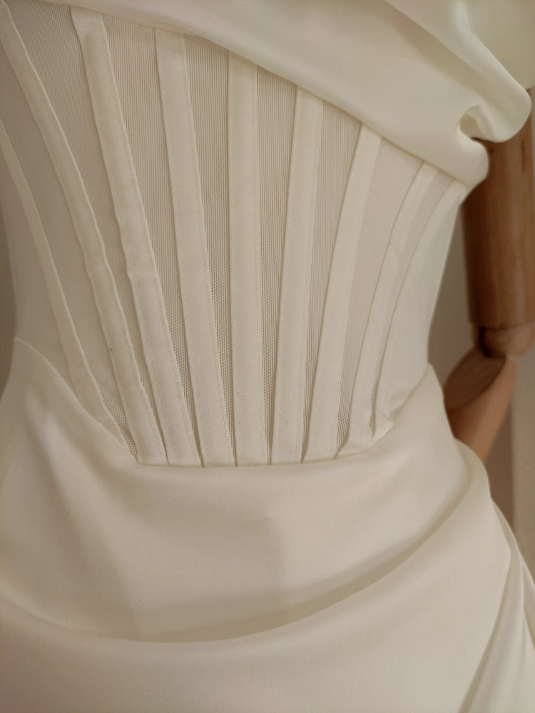 White Corset Dress