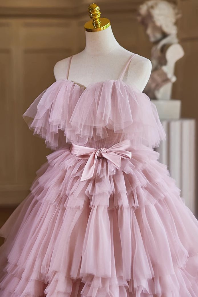 Pink Tulle Ball Gown