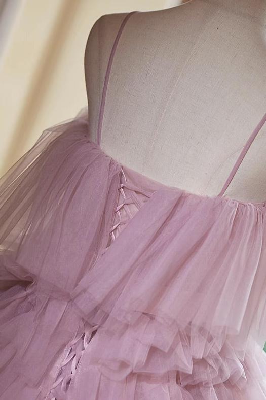 Pink Tulle Ball Gown