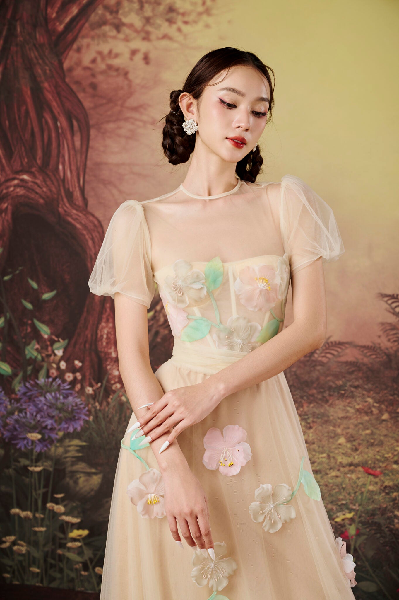 La Foret De Josephine Collection - Rosa Dress