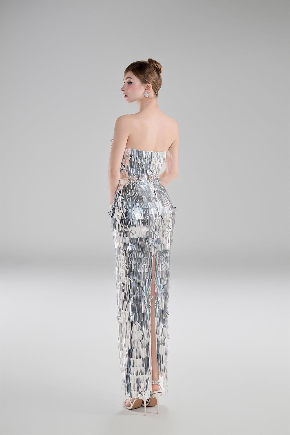 Meline Collection - Silver Jade Set