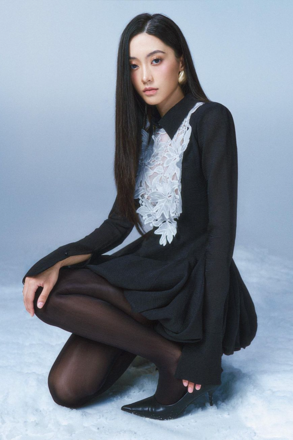 Fall Winter 24' - Black Seraphine Dress