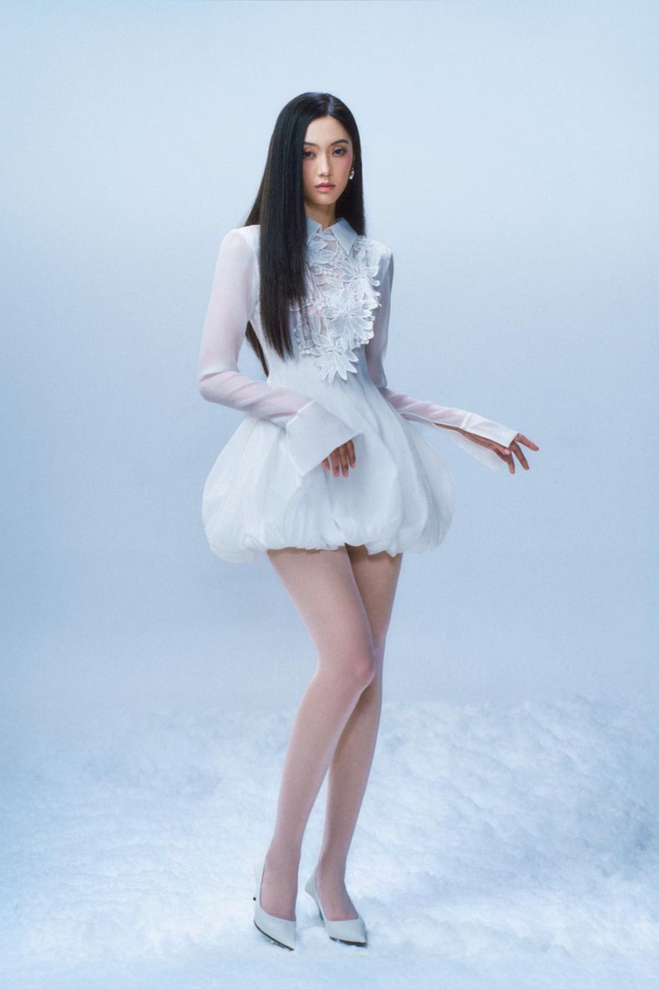 Fall Winter 24' - White Seraphine Dress