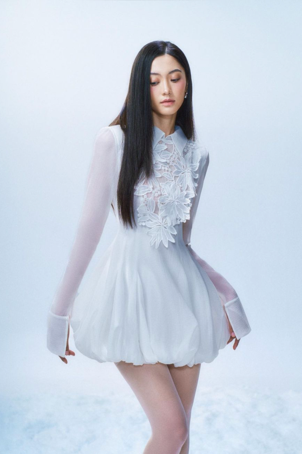 Fall Winter 24' - White Seraphine Dress