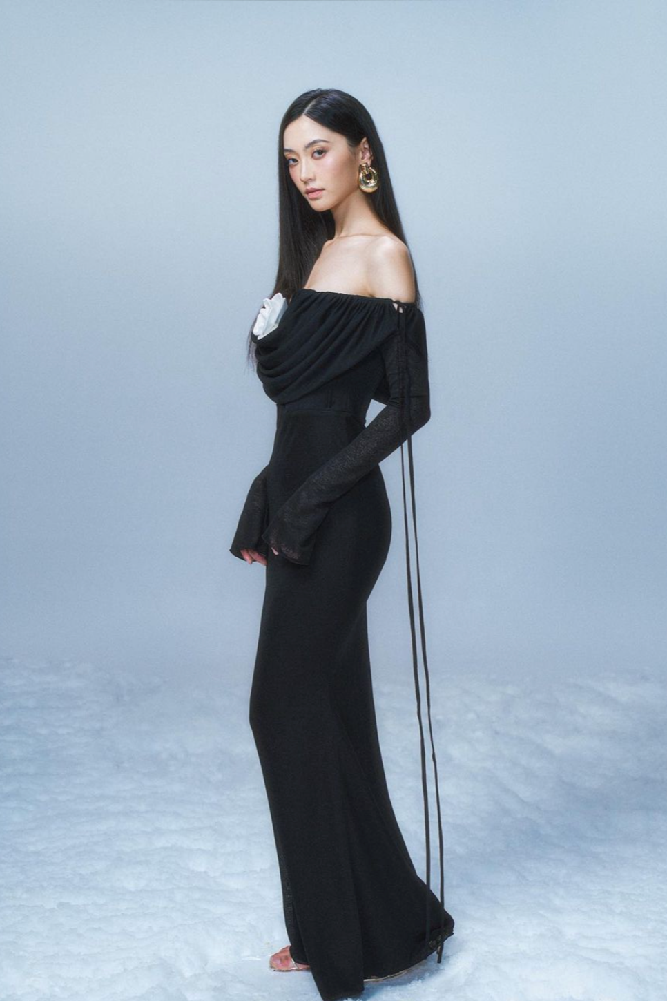 Fall Winter 24' - Black Pamela Maxi Dress