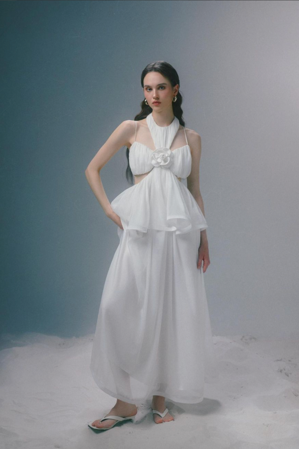 Summer Collection - White Sayulita Maxi