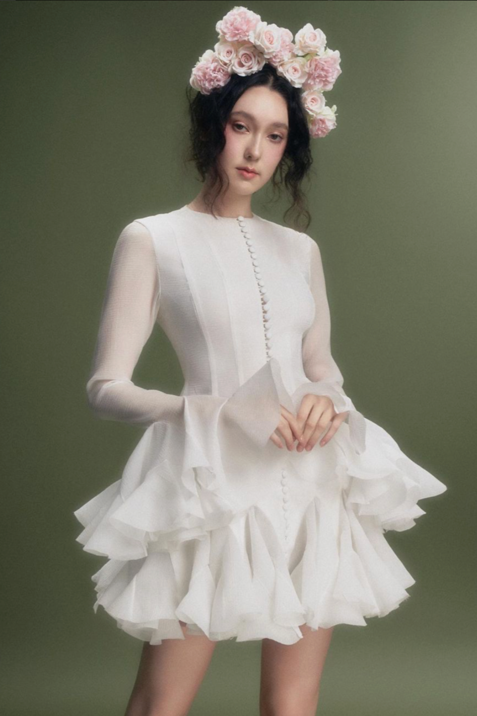 Spring Collection - White Karissa Dress