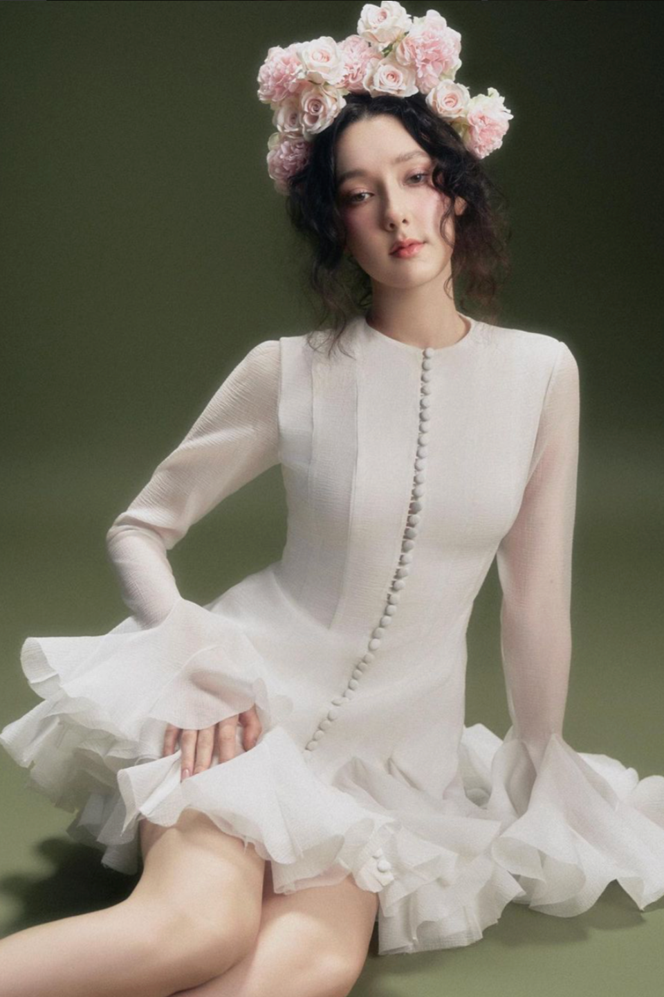 Spring Collection - White Karissa Dress