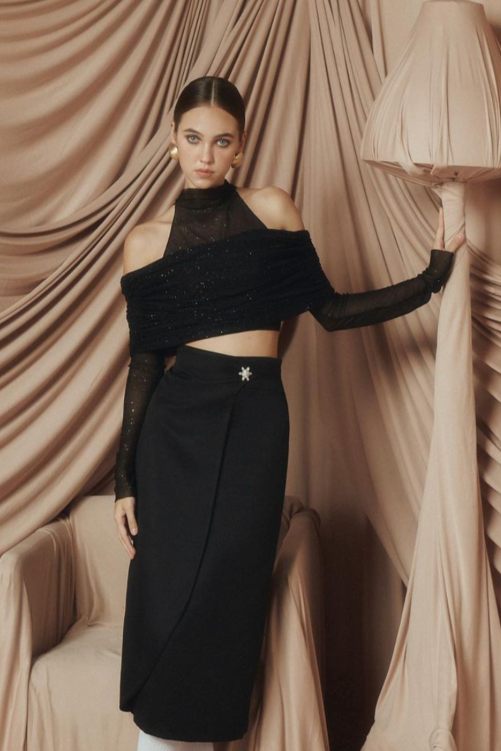Fall Winter 23' Collection - Black Talila Top