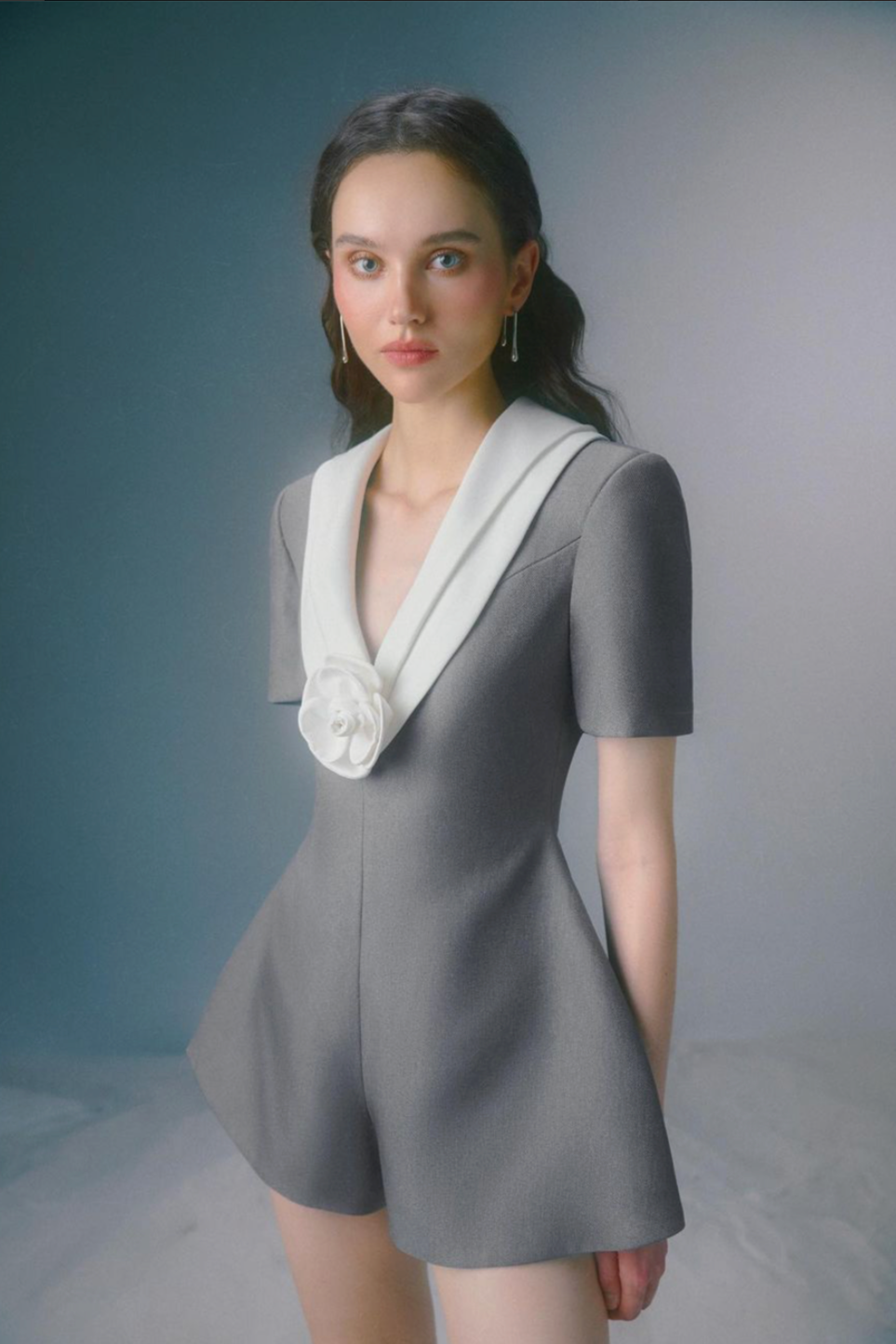 Summer Collection - Gray Anatolia Romper