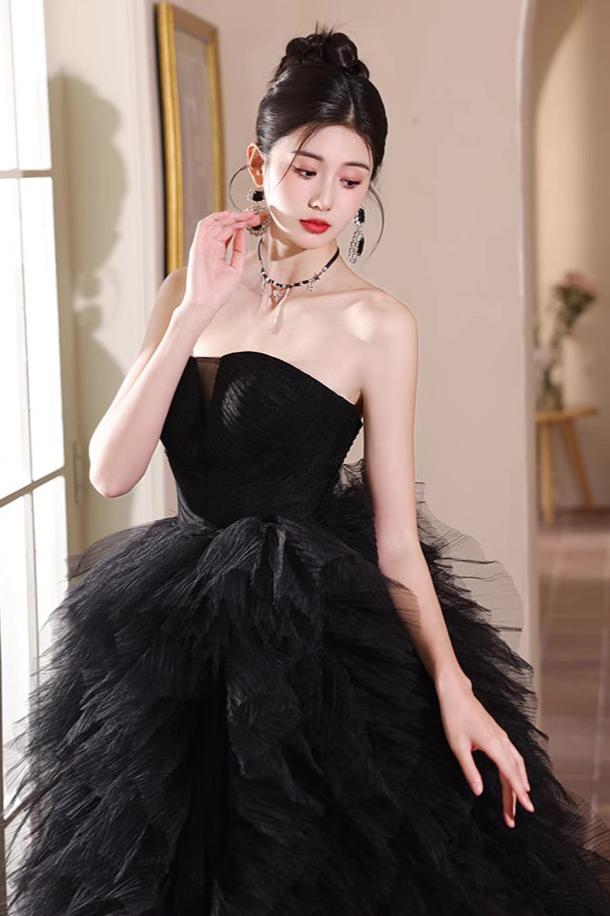 Black Tulle Ball Gown