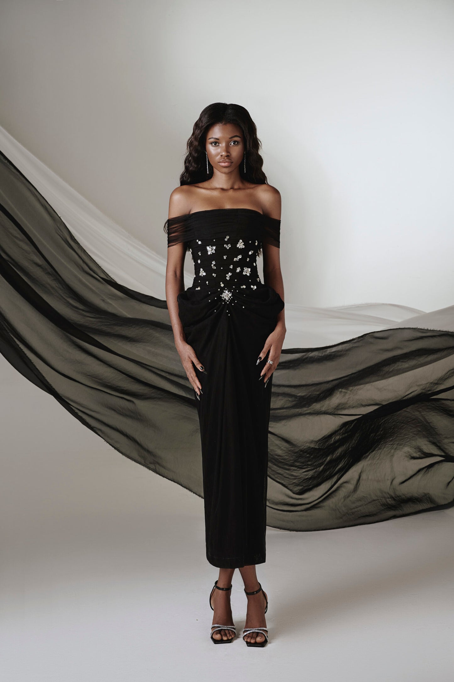 The Goddess Collection - Black Gina Dress
