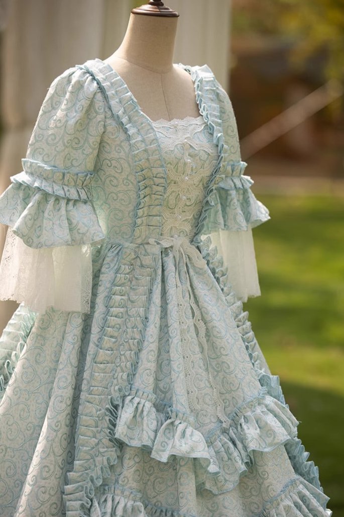 Blue Historical Gown