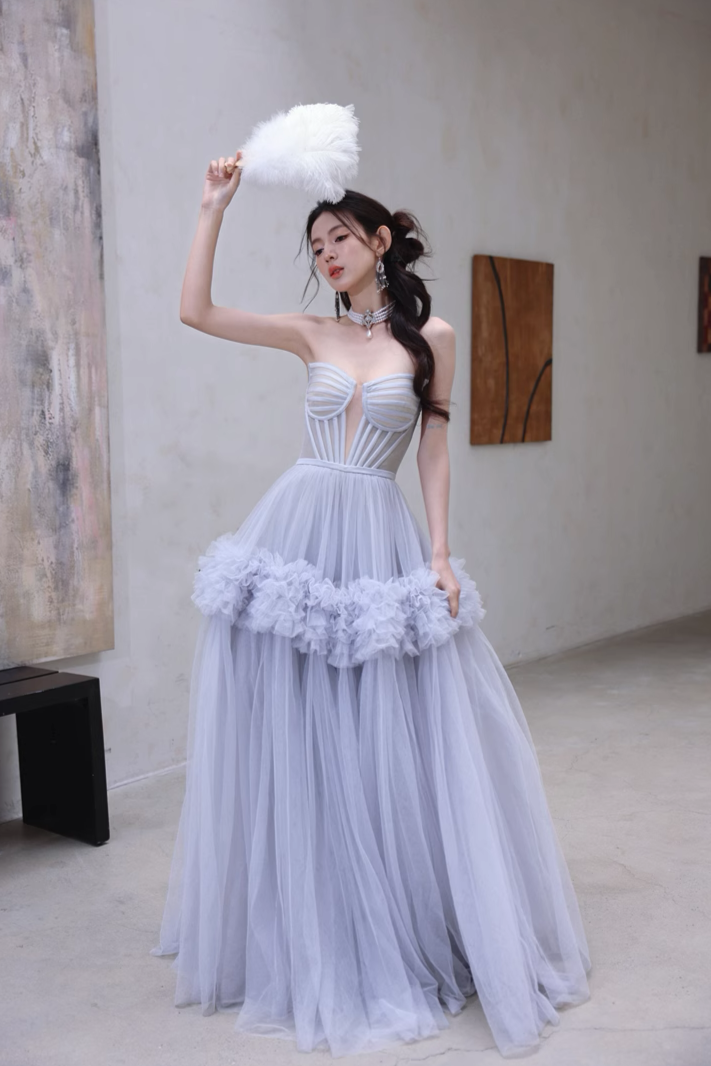 Dolly Purple Long Gown