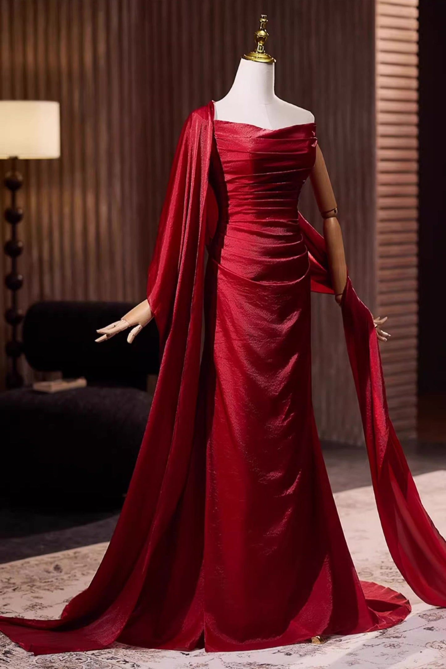 Red Tube Gown