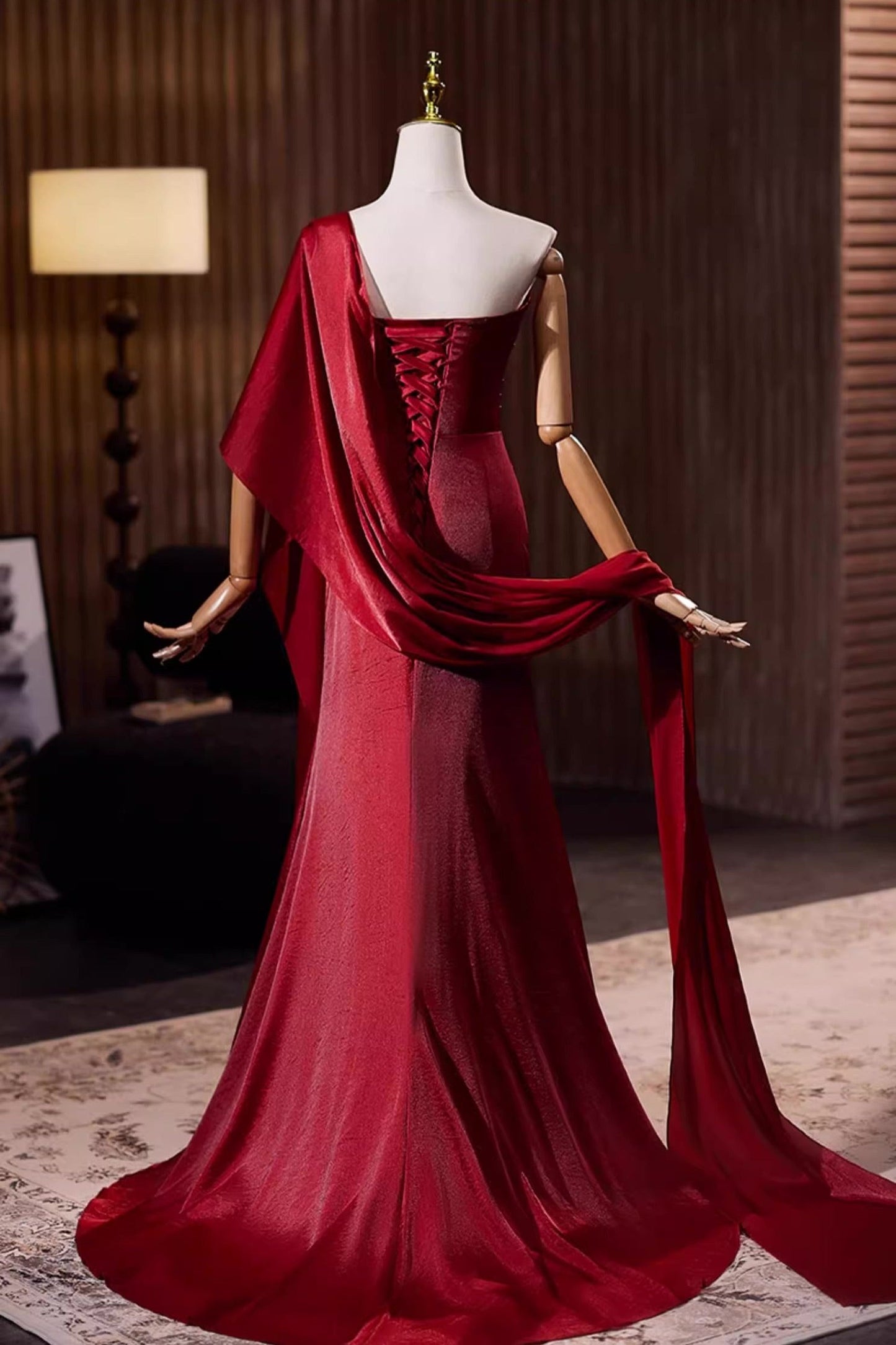 Red Tube Gown