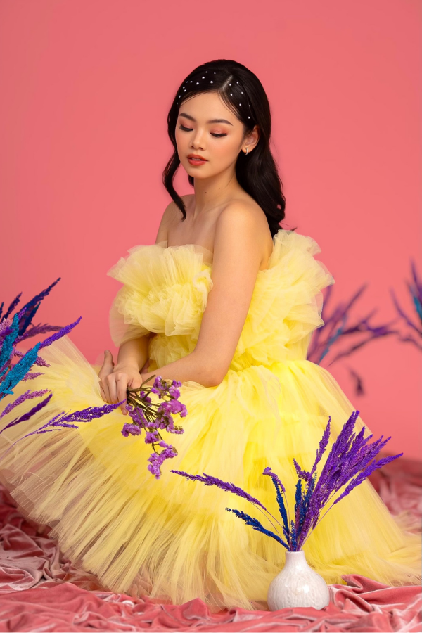 Yellow Tulle Dress