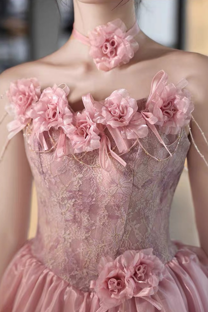 Pink Elisa Ball Gown