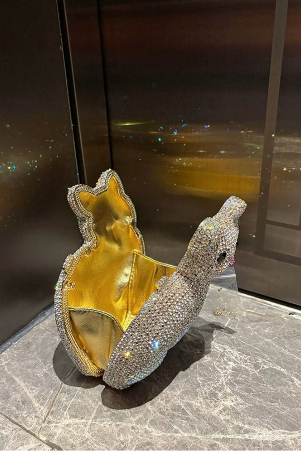 Silver Cat Bag