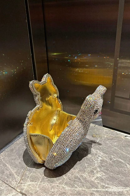 Silver Cat Bag