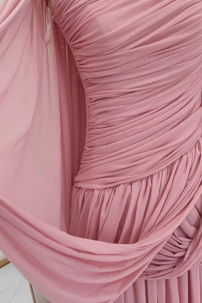 Pink Hillary Long Dress