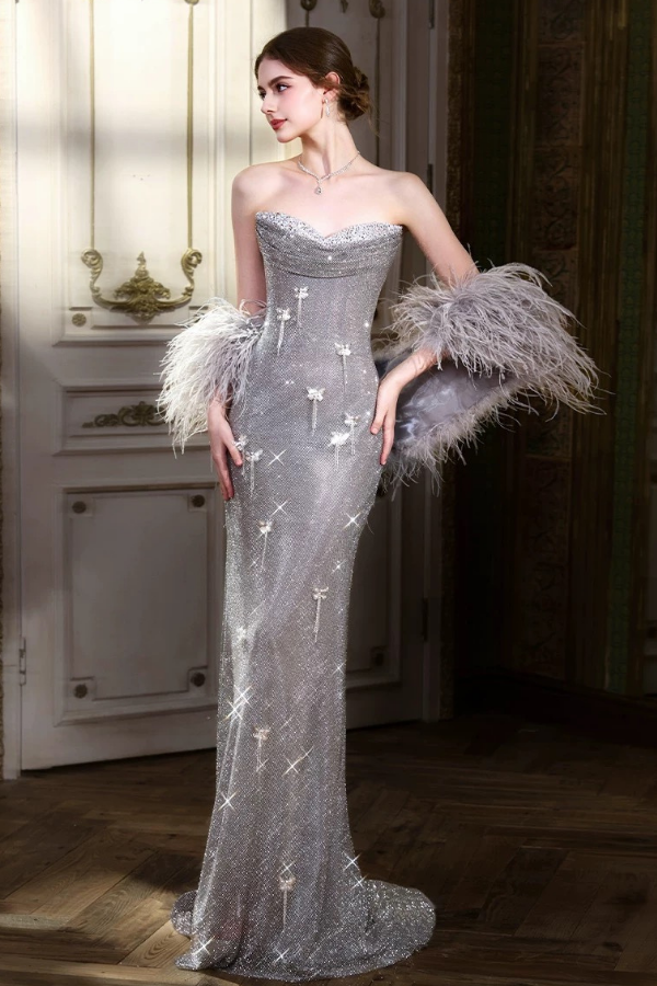 Silver Ashley Gown