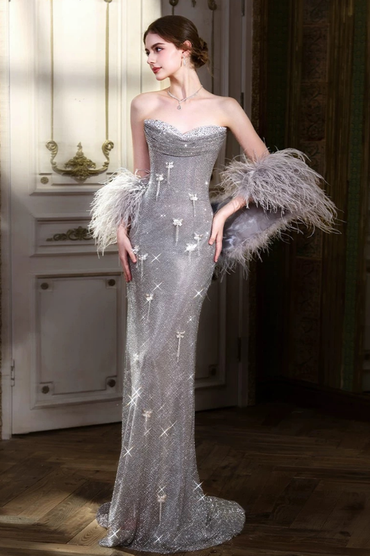 Silver Ashley Gown