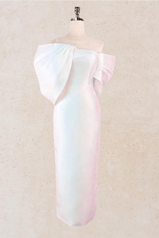 White Thea Off Shoulder Dress