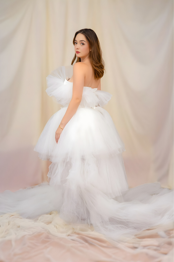White Tulle Ballgown