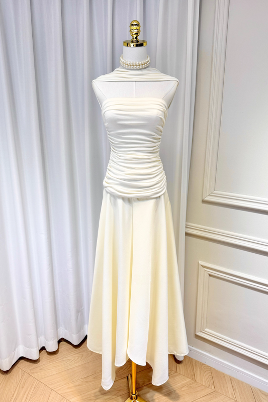 White Tube Long Dress