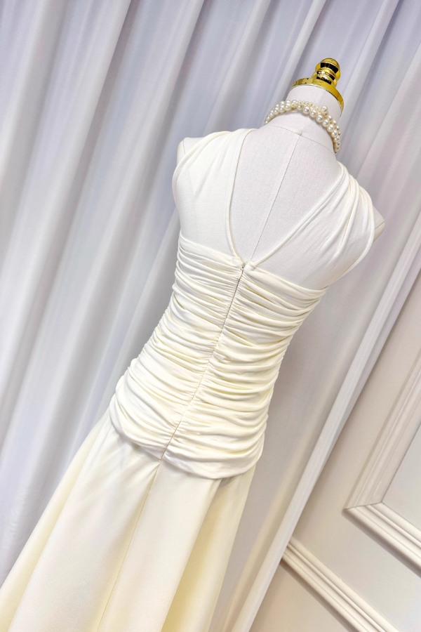 White Tube Long Dress